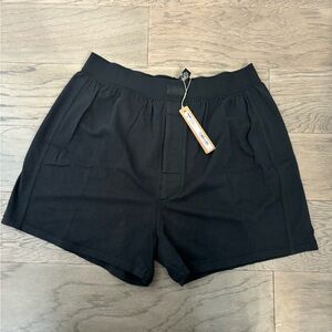 NWT SKIMS Black Boxer Shorts